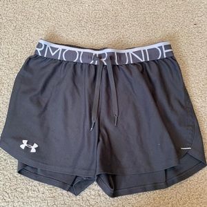 Grey under armour shorts
